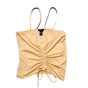 Rue+ yellow crop top. Size 1X. EXCELLENT CONDITION!
